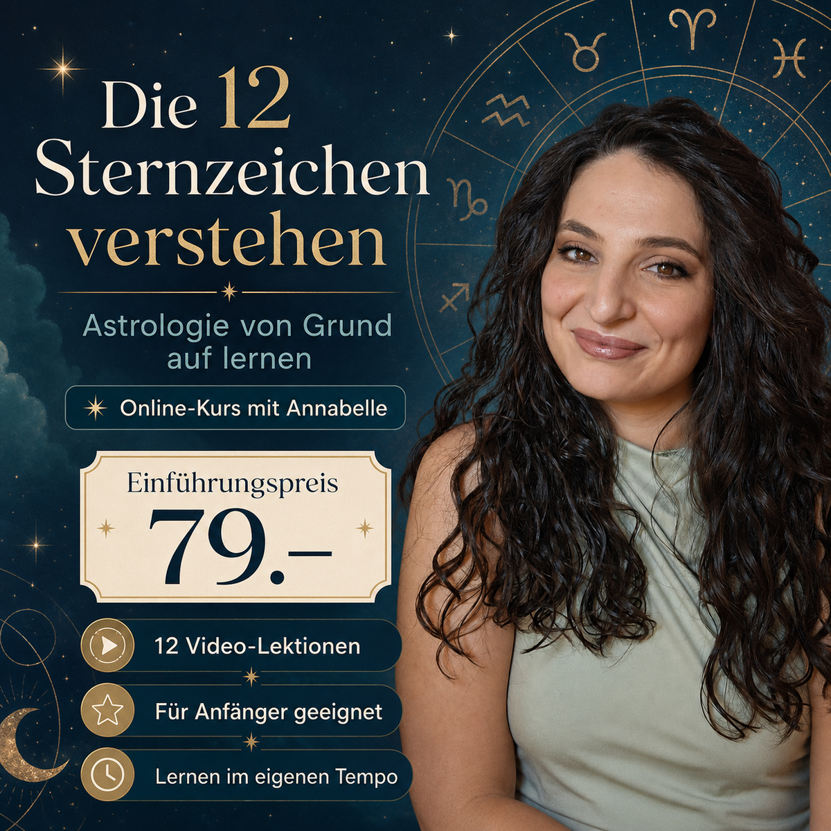 Sternzeichen-Kurs Astrologie